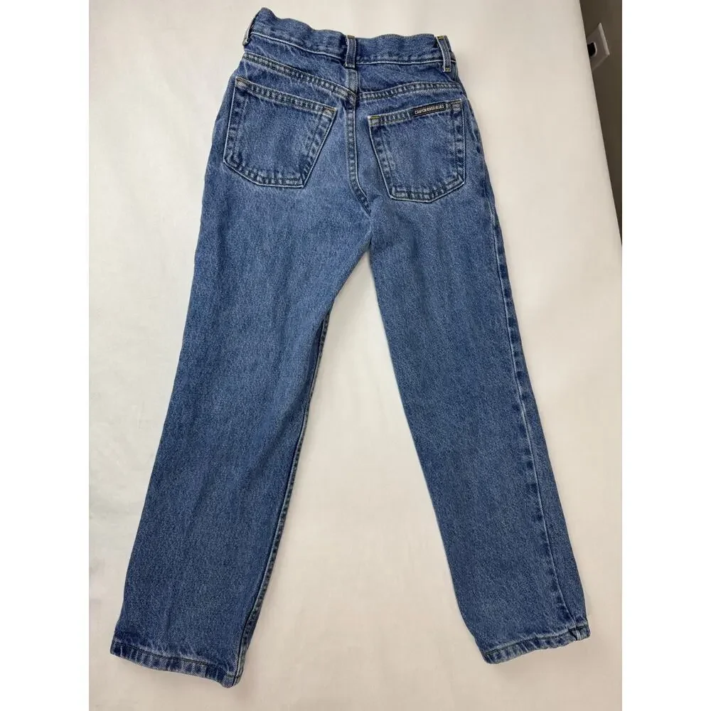 Vintage Y2K Canyon River Jeans 100% Cotton Straight Leg Sturdy Kids Size 8